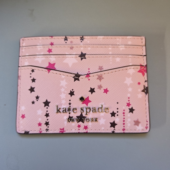 Kate Spade Staci Star Small Slim Card Holder NWT - Picture 1 of 6